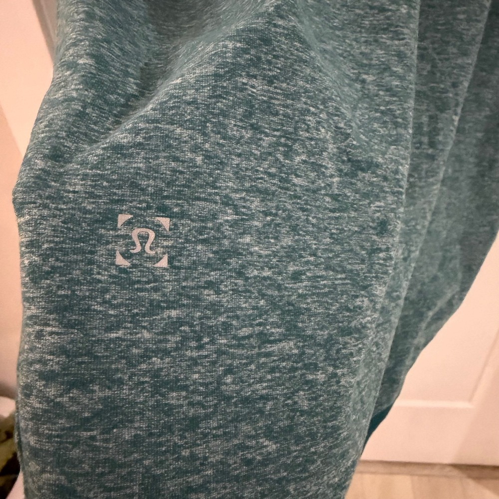 Lululemon Surge Warm Full Zip Hoodie Mens XL Heathered Laguna Blue M4668S - Picture 5 of 8